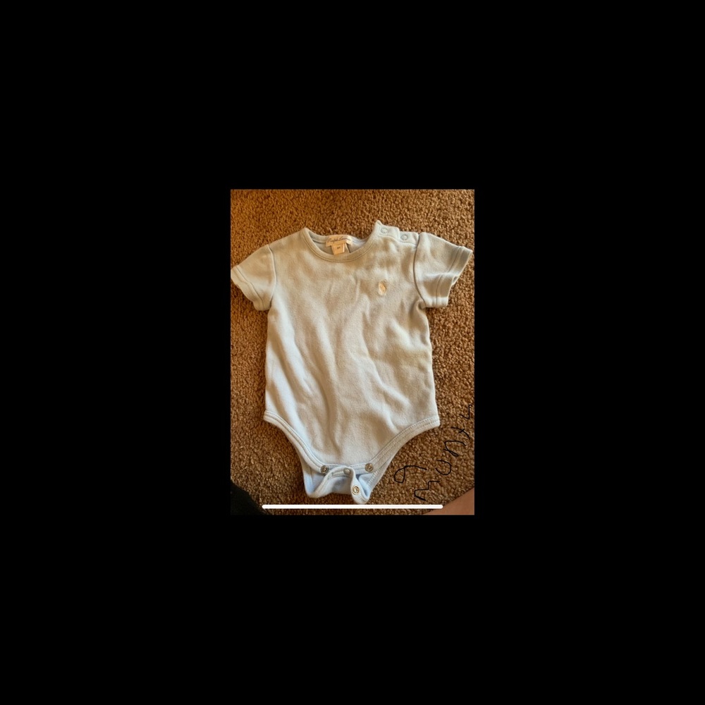 Polo 9 month onesie